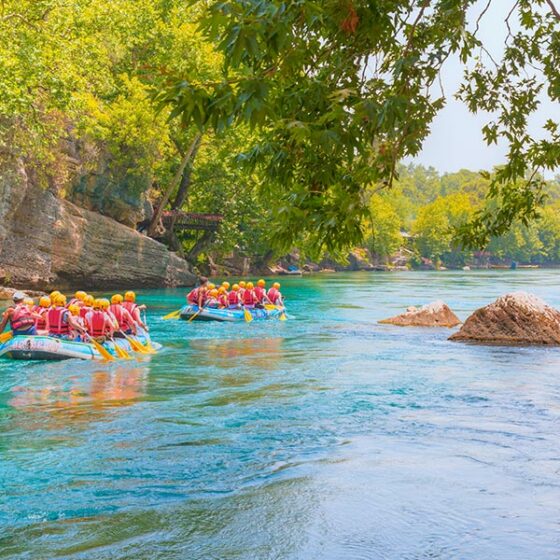 antalya rafting alanları