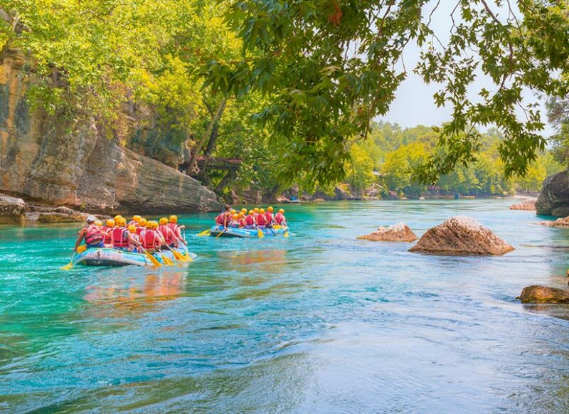 antalya rafting alanları