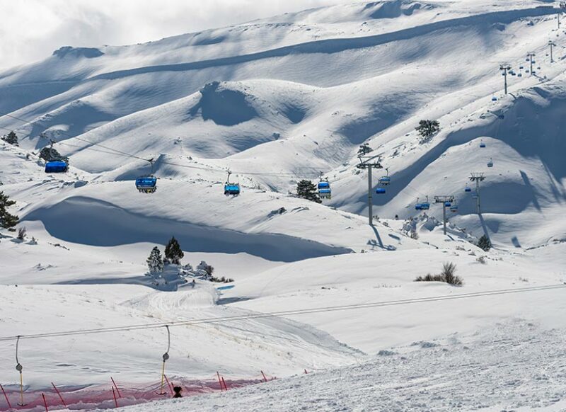 denizli kayak merkezi kar kalınlığı