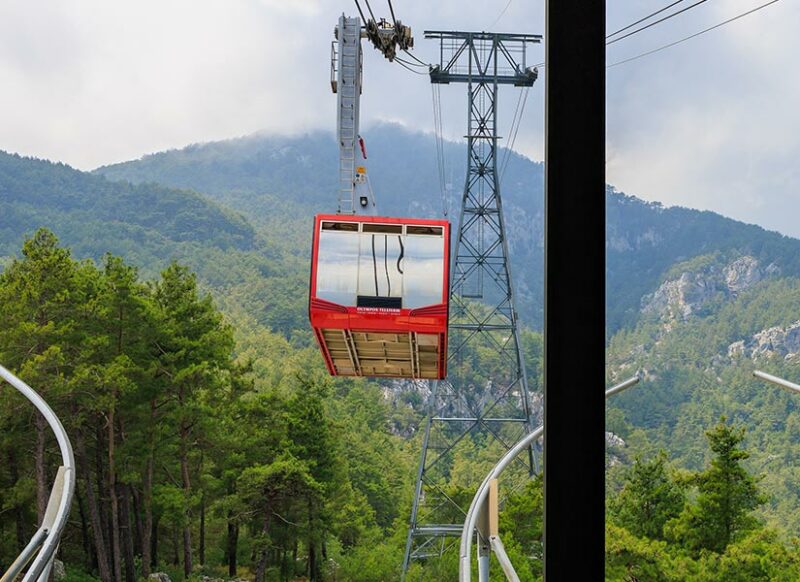 teleferik manzaraları