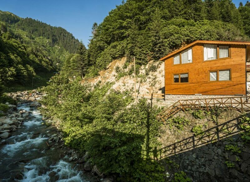 ayder şelale dağ evleri