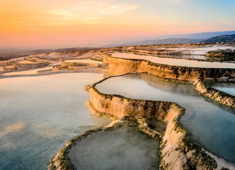 pamukkale denizli travertenleri