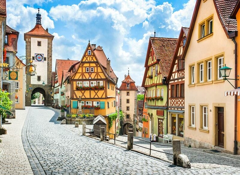 rothenburg almanya avrupa