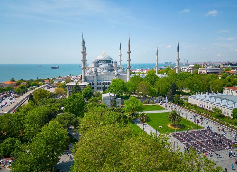 mimari eserler sultanahmet camii